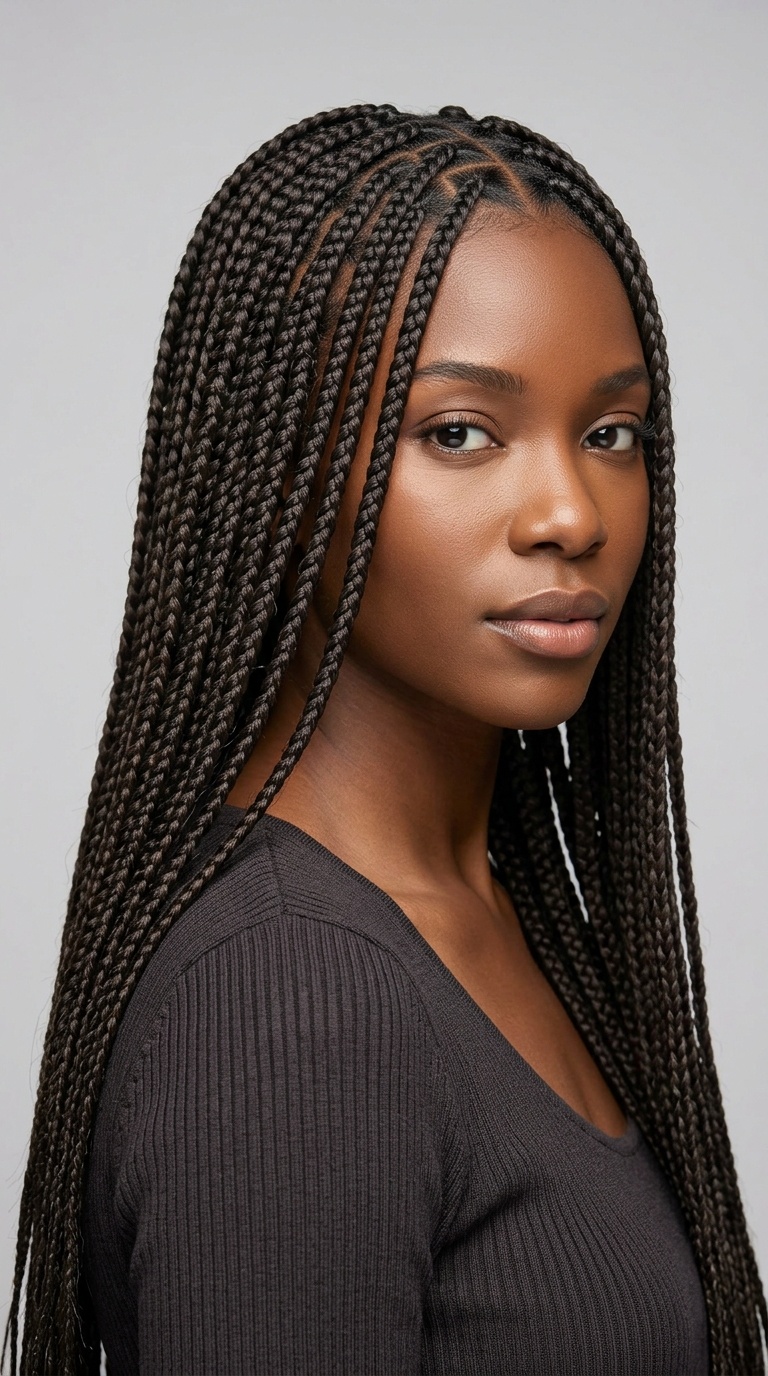 Extra Long Knotless Braids