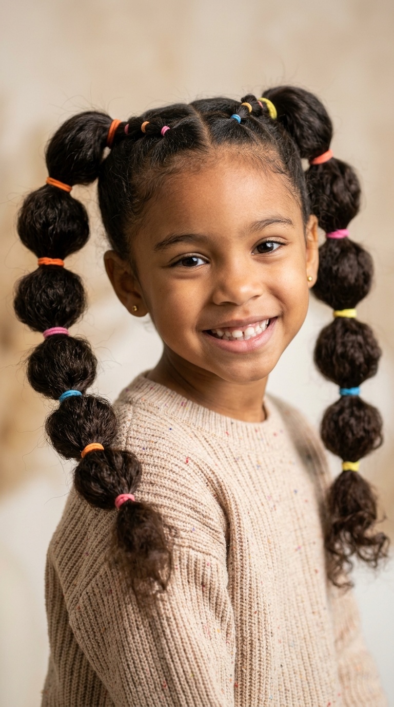 Extra Voluminous Bubble Pigtails