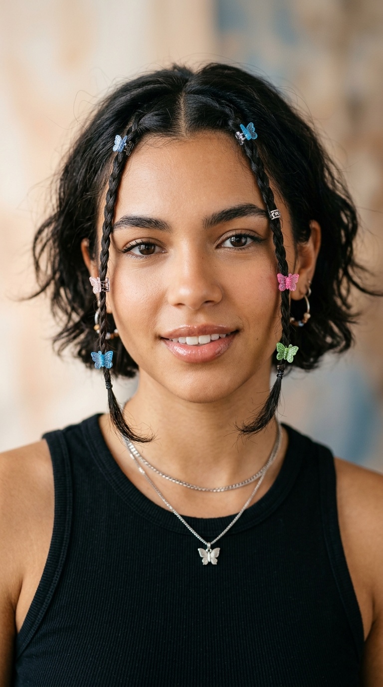Face-Framing Baby Braids