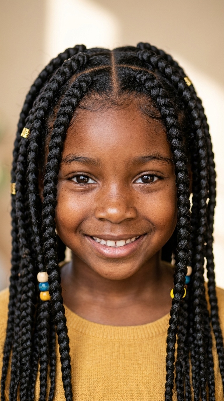 Face-Framing Big Box Braids