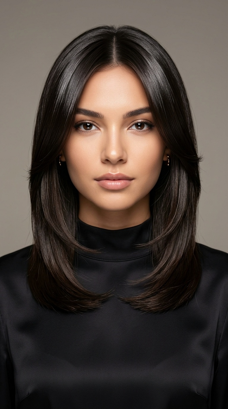 Face-Framing Layers (Sleek)