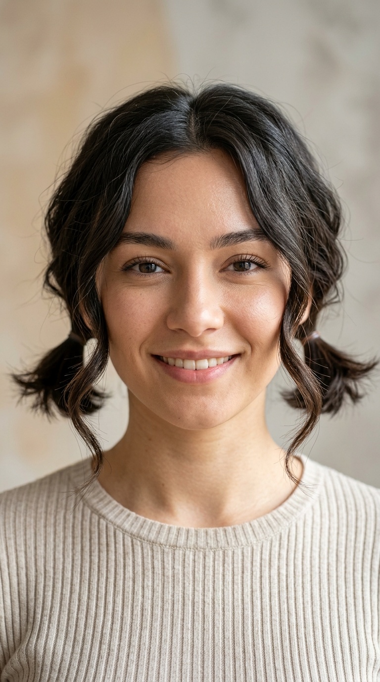 Face-Framing Tendril Pigtails