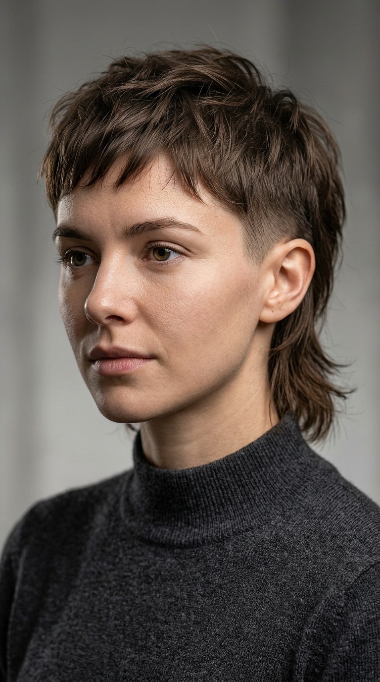 Faded Mullet Crop