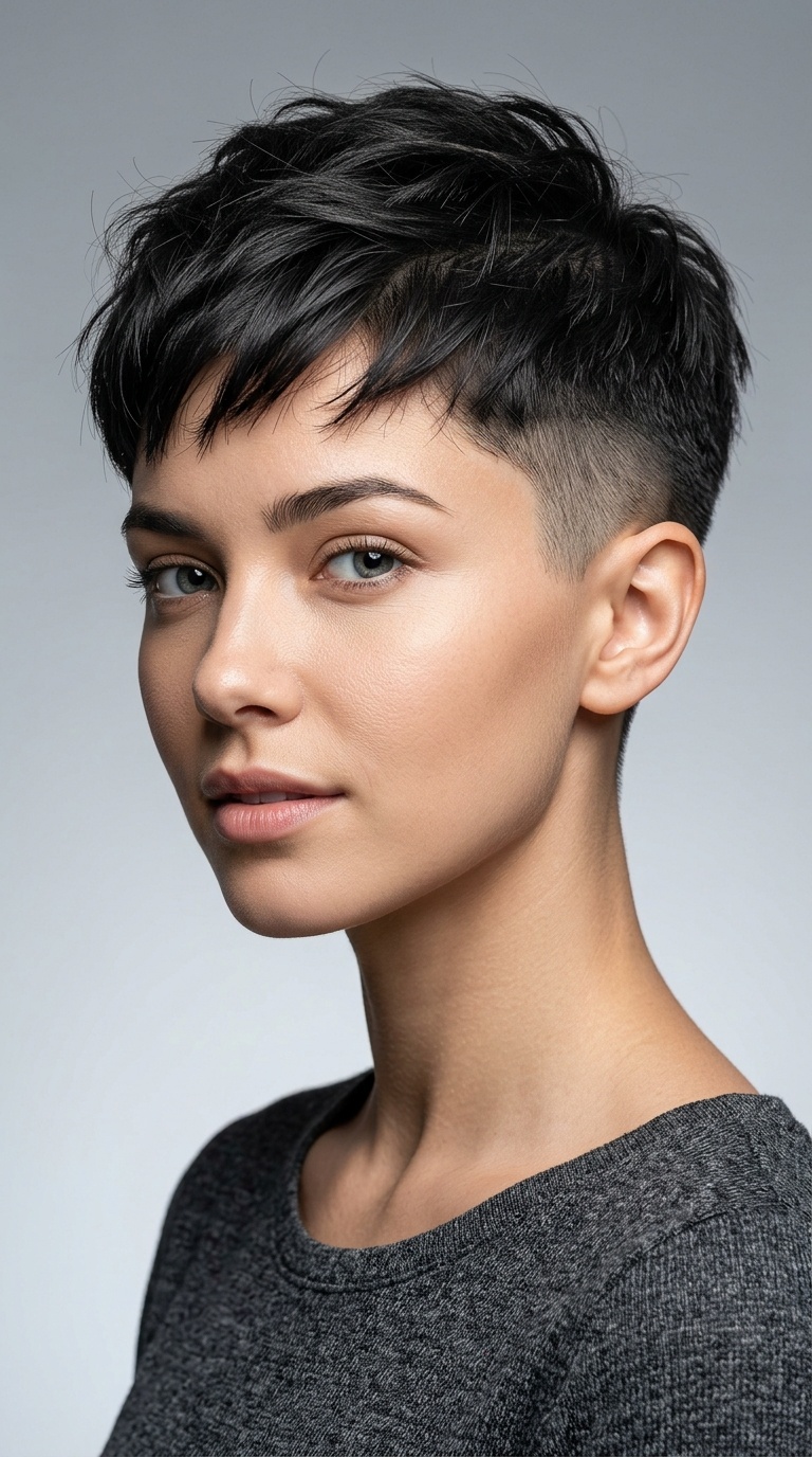 Faded Undercut Pixie