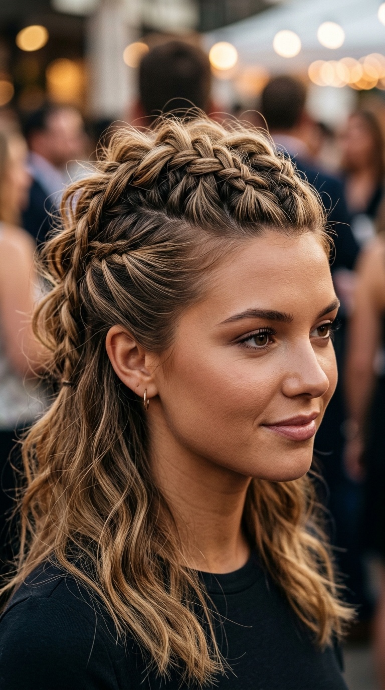Faux-Hawk Braided Texture