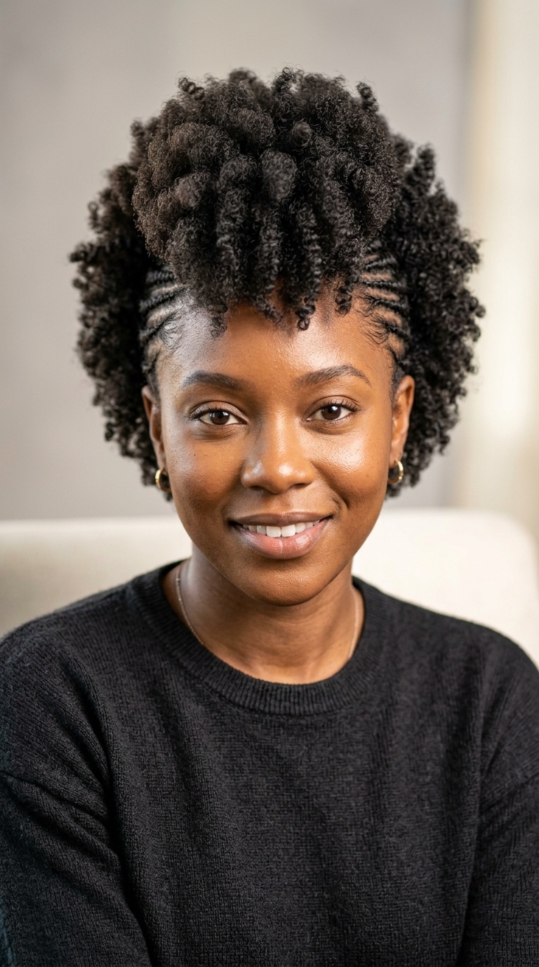 Faux Hawk Puff