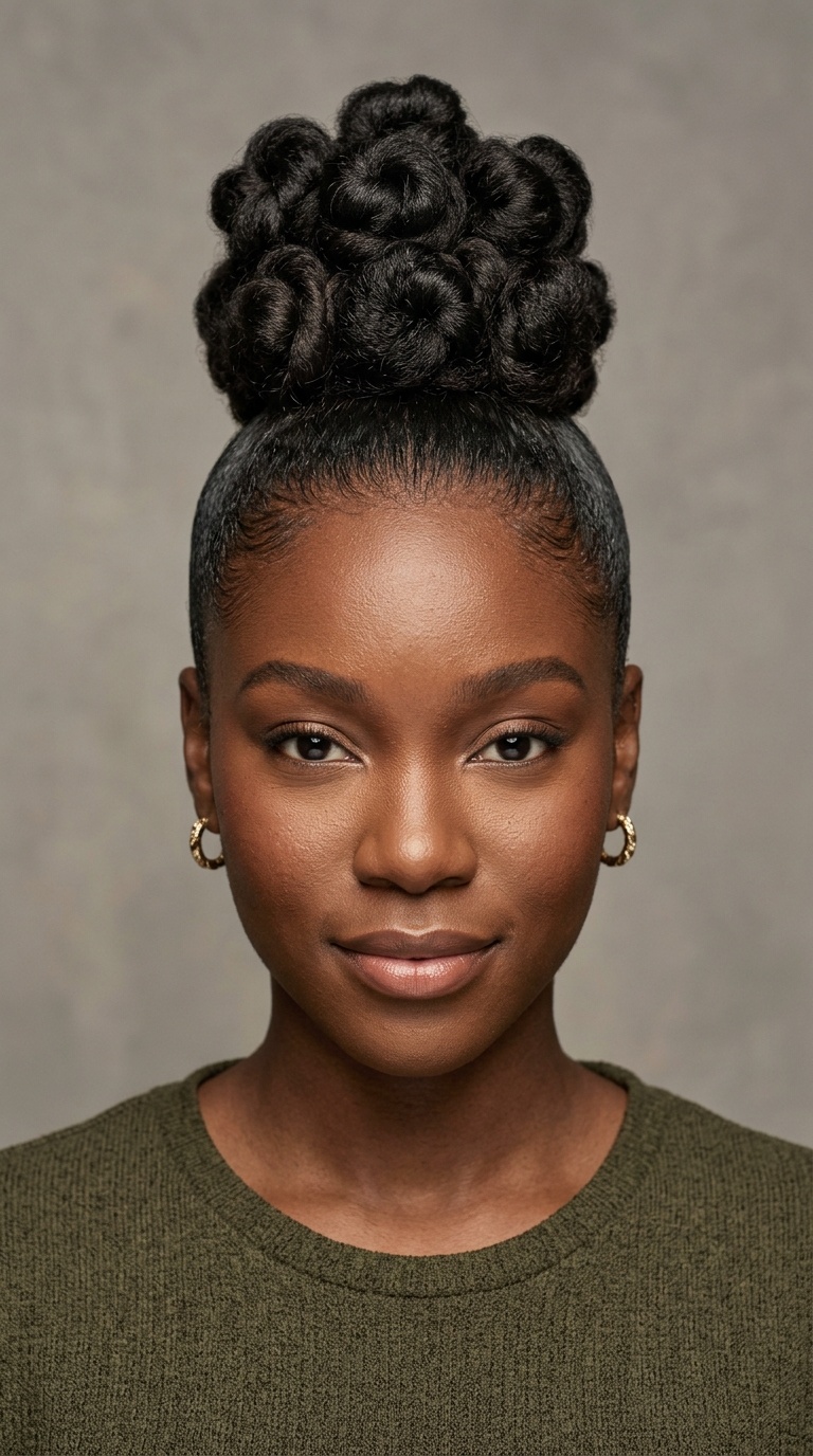 Faux Hawk Top Knot