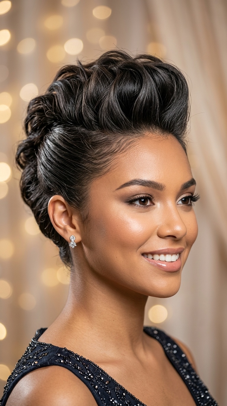 Faux Hawk Updo
