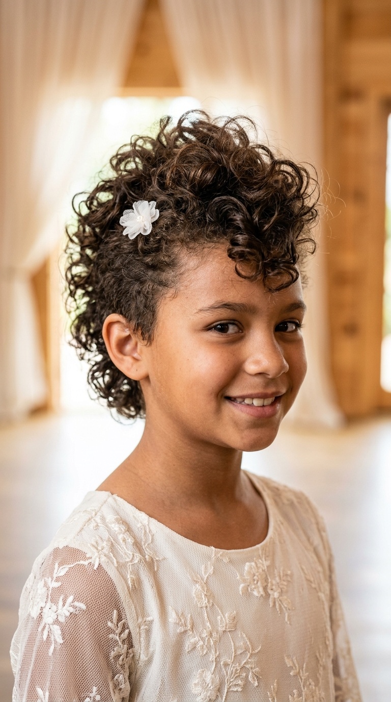 Faux Hawk with Curls