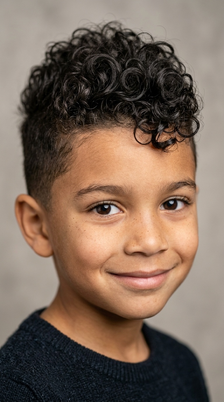 Faux Hawk with Curls