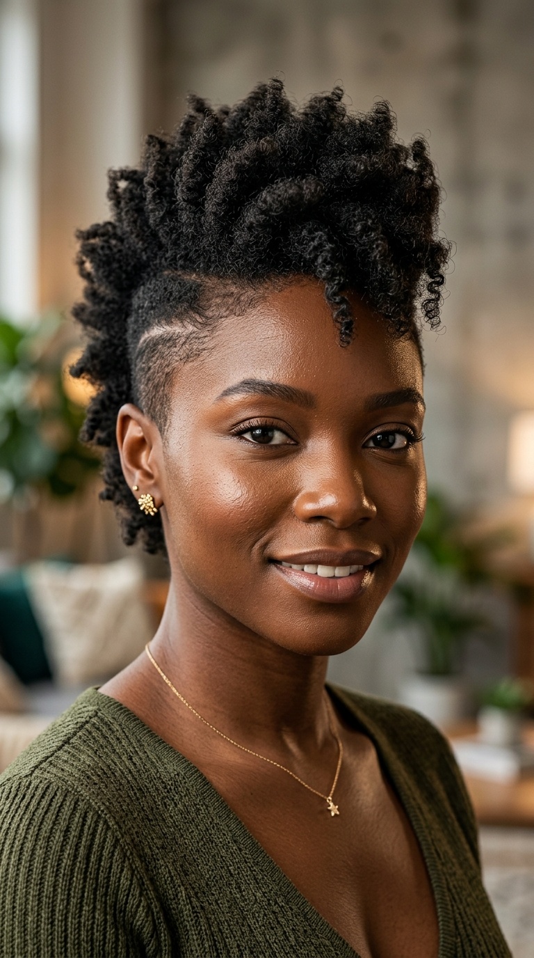 Faux Hawk with Frohawk Texture