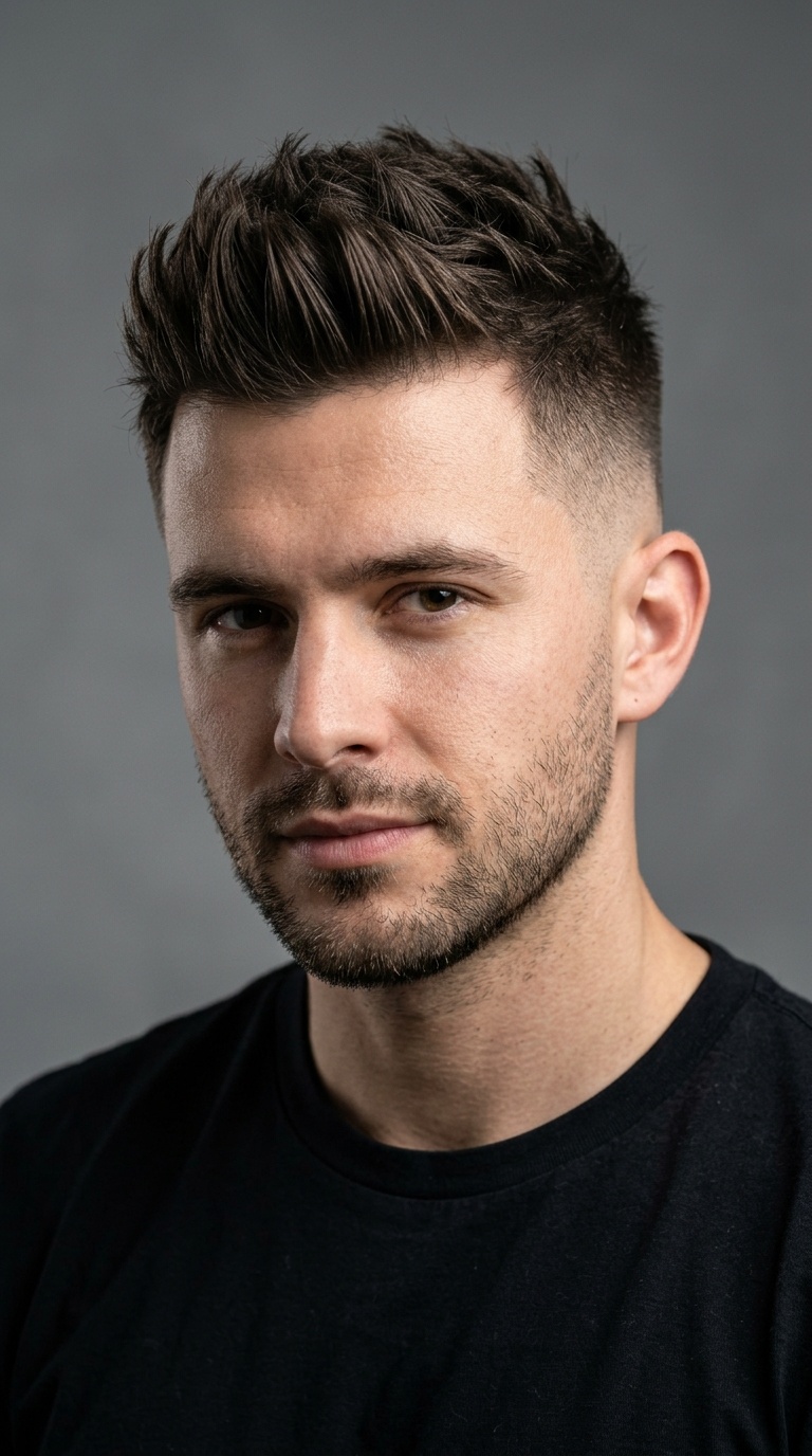 Faux Hawk with Skin Fade