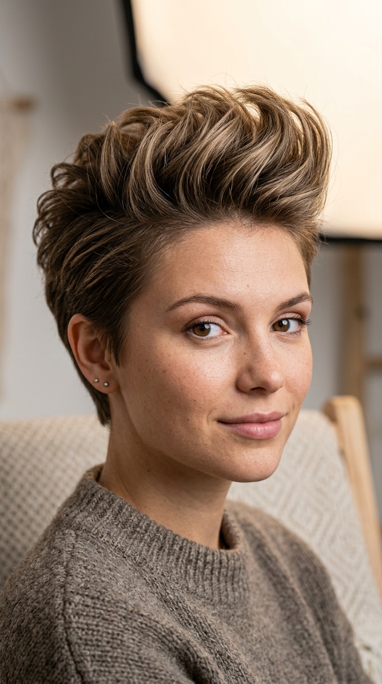 Faux-Hawk with Volume