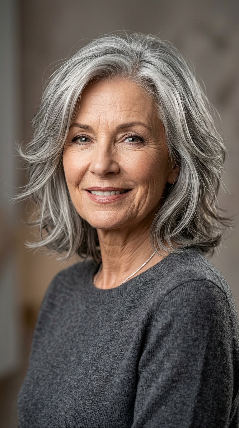 Feathered Grey Lob