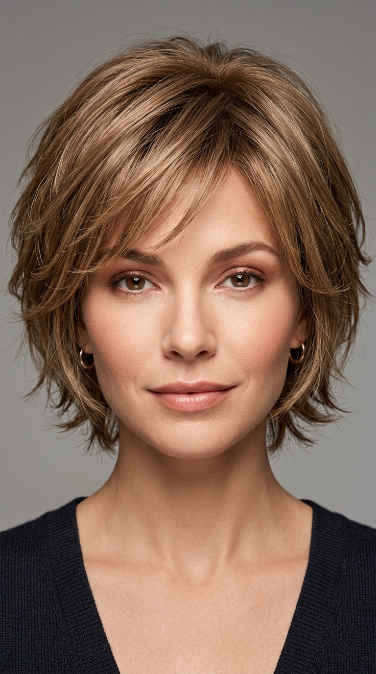 Feathered Layers Bob
