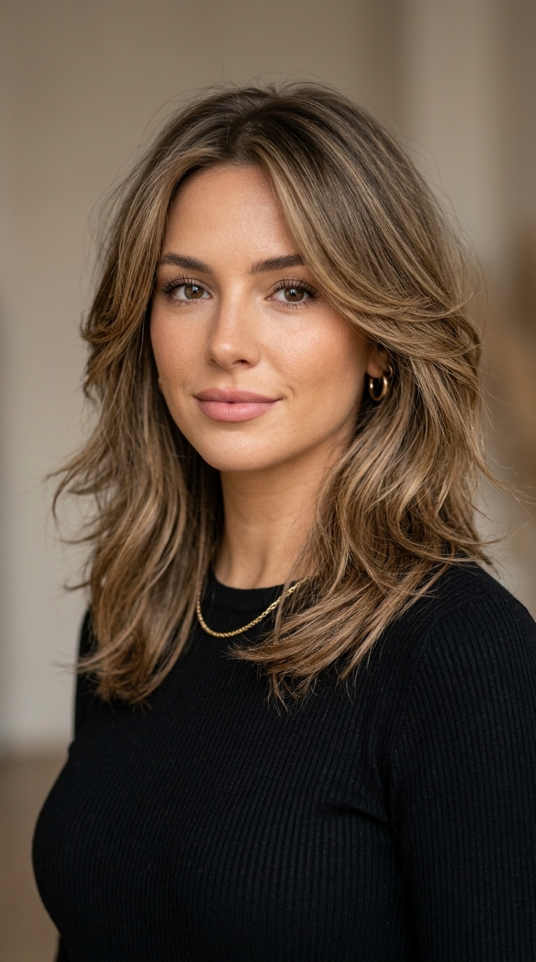 Feathered Long Bob