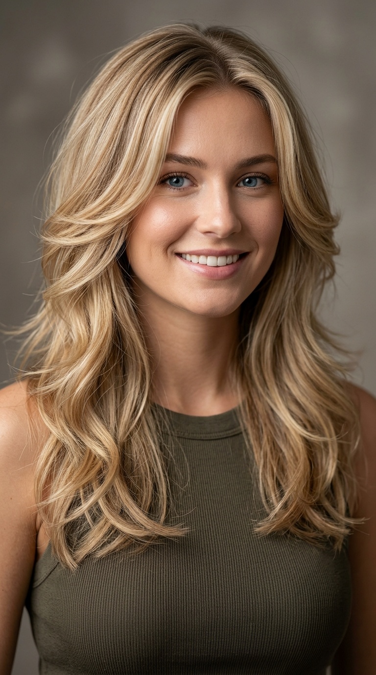 Feathered Mid-Length Cut