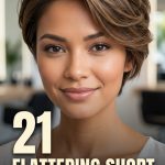 21 Flattering Short Hairstyles for Round Faces