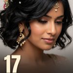 17 Elegant Indian Wedding Hairstyles for Short Hair