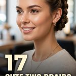 17 Cute Two Braids Hairstyles for Short Hair