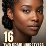 16 Two Braid Hairstyles for Black Women with Sleek and Textured Finishes