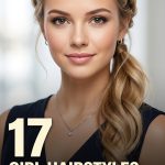 17 Girl Hairstyles for School with Braids, Ponytails and Updos