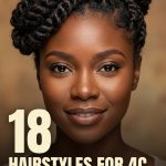 18 Hairstyles for 4C Hair with Natural Texture and Protective Options