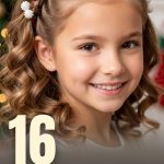16 Christmas Hairstyles for Kids with Festive Braids and Curls