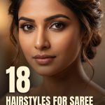 18 Hairstyles for Saree Looks with Traditional and Contemporary Styling