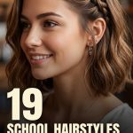 19 School Hairstyles for Short Hair with Braids and Easy Styling