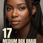 17 Medium Box Braid Hairstyles for Black Women with Versatile Lengths