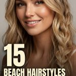 15 Beach Hairstyles for Long Hair with Braids, Waves and Loose Updos