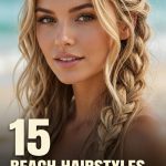 15 Beach Hairstyles for Long Hair with Braids, Waves and Loose Updos