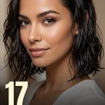 17 Hairstyles for Wet Hair with Sleek Parts and Textured Finishes