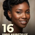 16 Updo Hairstyles for Black Women with Natural Texture and Creative Shapes