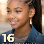 16 Back to School Hairstyles for Kids with Braids and Ponytails