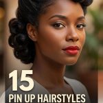 15 Pin Up Hairstyles for Black Women with Retro Curls and Classic Shapes