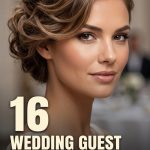 16 Wedding Guest Hairstyles for Short Hair with Waves and Updos