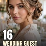 16 Wedding Guest Hairstyles for Short Hair with Waves and Updos