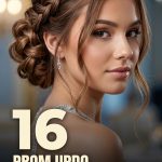 16 Prom Updo Hairstyles with Braids, Buns and Elegant Details