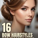 16 Bow Hairstyles for Women with Creative Accessories and Versatile Shapes