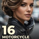 16 Motorcycle Hairstyles for Women with Practical and Secure Styling