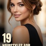 19 Hairstyles for One-Shoulder Dresses with Updos, Waves and Face-Framing