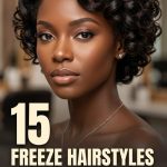 15 Freeze Hairstyles for Black Women with Creative Shapes and Texture