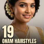 19 Onam Hairstyles for Short Hair with Traditional Details and Creative Styling