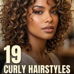 19 Curly Hairstyles for Round Faces with Volume and Face-Framing Layers