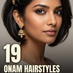 19 Onam Hairstyles for Short Hair with Traditional Details and Creative Styling