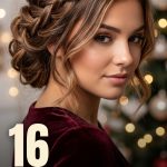 16 December Hairstyles with Festive Braids, Waves and Creative Updos