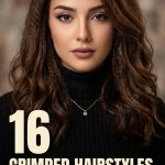 16 Crimped Hairstyles for Long Hair with Texture, Volume and Retro Detail