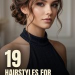 19 Hairstyles for Halter Neck Dresses with Updos, Waves and Face-Framing